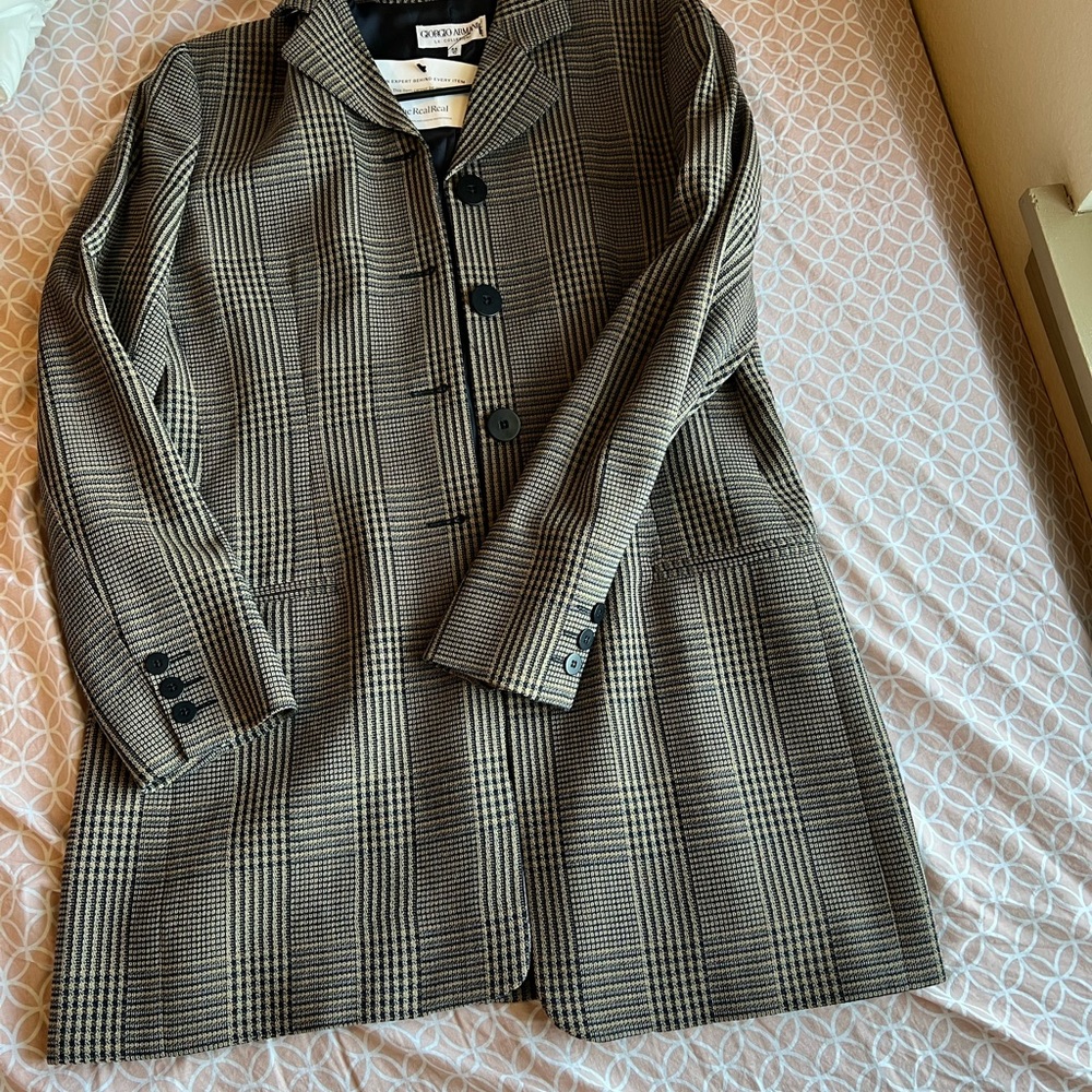 Giorgio Armani 100% Wool Vintage Blazer
